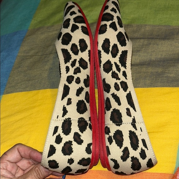 Kelly & Katie Black and White Leopard Flats - Picture 3 of 7